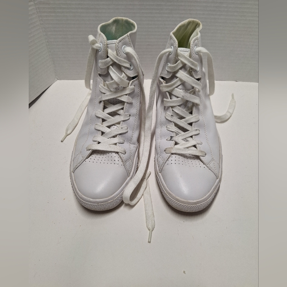 Converse White High-Top Sneakers